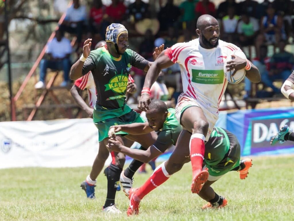 picture of a rugby player making a break